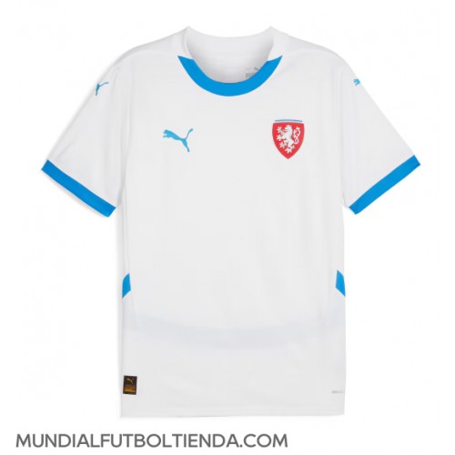 Camiseta República Checa Segunda Equipación Replica Eurocopa 2024 mangas cortas